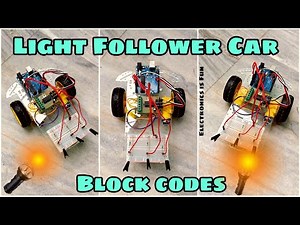 😯😯I Built a LIGHT FOLLOWING Car with Snap4Arduino and Here's What Happened