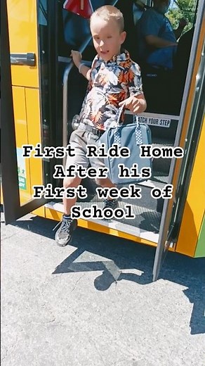 First School Bus Ride Home