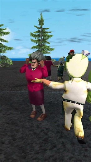 cary Teacher Miss T & Friends Dance Fail! 😂 3D Animation #Shorts #animation #spiderman #scaryteacher