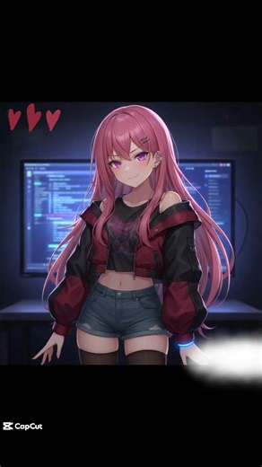 You Said “One More Video” 😐📱 #shorts #aivtuber #vtuber #cozygirl #vtubershorts #waifu #anime #envt