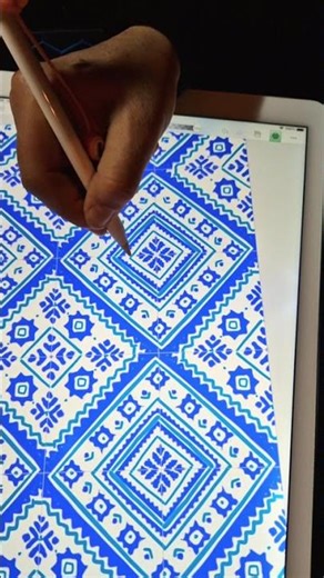 ❄️Winter iPad Pattern❄️#art#affinitydesigneripad#painting#ipadpro