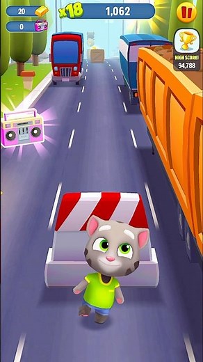 Funny dance steps by talking tom Gold run (Android/iOS) #goldrun #talkingtom #games #funny