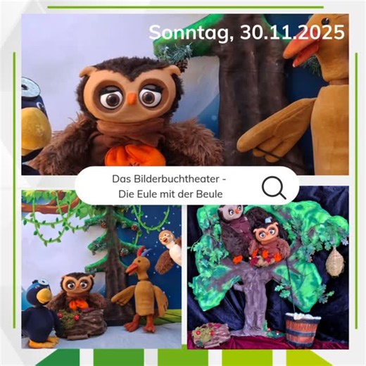 黎✨ „Die Eule mit der Beule“ – Das @bilderbuchtheater zu Gast bei uns!...