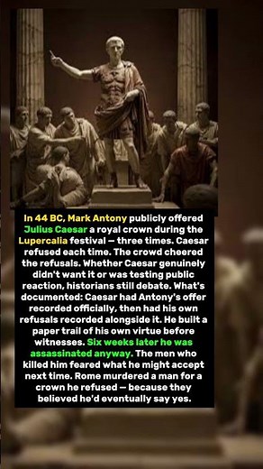 The Roman General Who Was Offered the Throne — And Reported the Man Who Offered It
