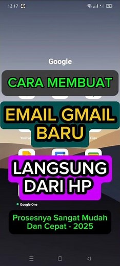 Cara Buat Email GMAIL Baru di HP