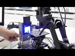 The contact angle meter / Goniometer model SL250 provide by KINO Scientific Instrument.