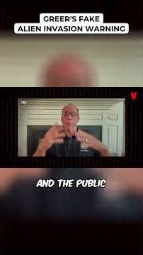 Greer's Fake Alien Invasion Warning