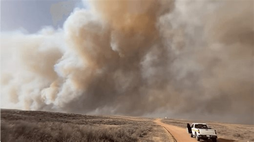 State of Emergency declared as wildfires burn in Oklahoma Panhandle, 4 firefighters hurt