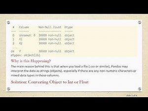How to Convert Object to Int or Float in Pandas