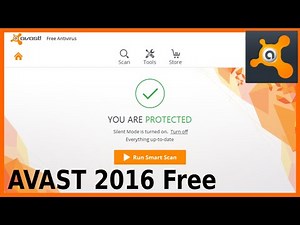 AVAST 2016 Free Antivirus Install Advanced Settings and Scan