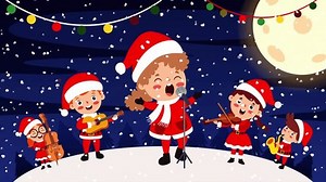 Christmas Animation With Cartoon Characters