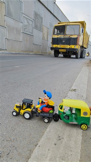 Remote Control Jcb Excavator Offroding 🔥 Tasting Mahindra 585 Yuvo tech Plus 49.3 Hp