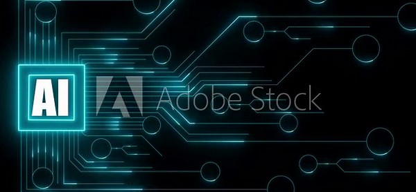 Multi agent AI systems concept on black background. AI driven solutions streamline workflows, Decision Automate daily Tasks. on black backround. smart automation