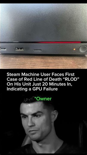 Steam Machine Dies After Just 20 Minutes