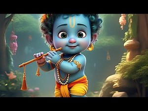 Little Krishna Song for Kids | Hindi Rhymes for Kids | Baby Krishna Songs