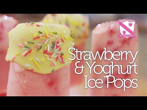 Strawberry & Yoghurt Ice Pops Recipe