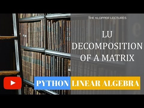 LU decomposition of a matrix using sympy