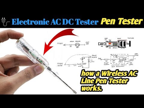 🔌 Electronic AC DC Tester | How to Use Wireless AC Line Pen Tester