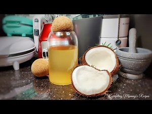How to process coconut oil at home/ how to make organic coconut oil/homemade coconut oil recipe