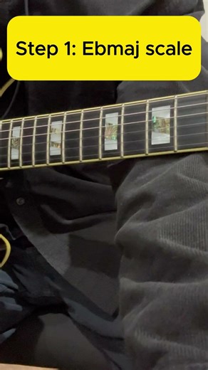 Play ONE scale → Sound musical 🎸Eb Major Scale → So Easy #guitarshorts #guitarmelody #guitarscale