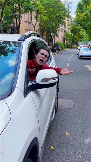 The Puppy Hid Under The Car Wheel, And The Clown Didn't Notice! #Clown #Angel