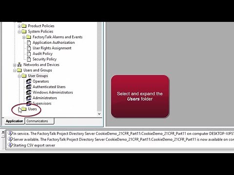 PanelView Plus & FactoryTalk View ME Introduction - Implementing 21 CFR Part 11 (Video 1)