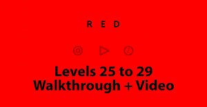 Red Level 25,26,27,28,29 Complete walkthrough and hints | Daze Game