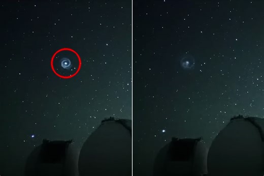 Strange Blue Spiral in Night Sky Over Hawaii's Mauna Kea Turns Out to be Frozen Rocket Fuel
