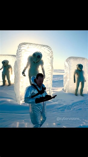 Antarctica: The Forgotten Metropolis Frozen Beyond the Ice Wall! . . . . . . . . . #FrozenCity #AntarcticaDiscovery #AncientCivilization #UnearthedSecrets #HiddenHistory #ancientruins #treasurehunt #sybervisions_ | 𝗦𝗬𝗕𝗘𝗥𝘃𝗶𝘀𝗶𝗼𝗻𝘀
