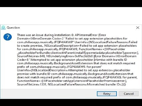 Sideloadly ошибка There was an issue during instalation: 0