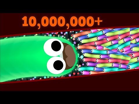 Slither.io 10,000,000+ High Score (World Record) Slitherio Best Moments A.I