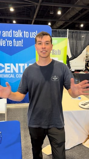 Booth setup is underway!  Jimmie and Pat are on-site getting Century...