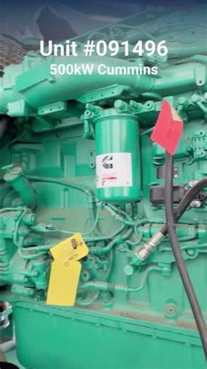 500kW Cummins Diesel Generator | Load Bank Test | Unit 091496