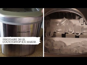 Frigidaire 26 lb. Countertop Ice Maker| Product Review| Easy to Use