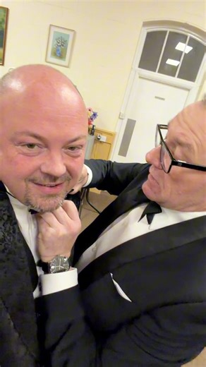 I turned up to play in the band tonight and I didn’t get the black tie memo! Thankfully Caroline Hooper and David W Johnson came to my rescue 🙏 #stjohns #singalong | Shane Solomon