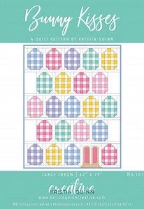 Bunny Kisses Quilt Pattern: Easter Egg & Bunny Design (PDF Download) - Etsy