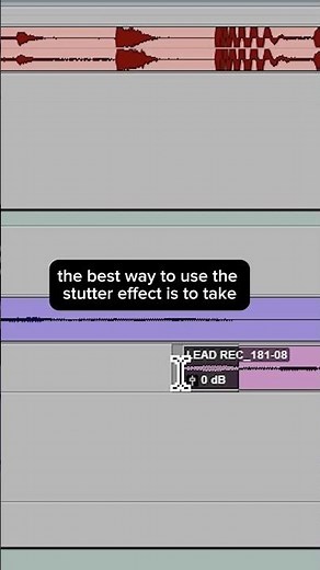 Protools tips & Tricks: stutter effect #protools #producer #tutorial #musicproducer #music #mixing