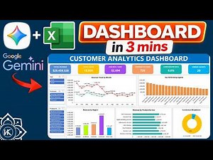 Create Excel Dashboard with ONE Prompt using Gemini AI. (In Just 3 Minutes)