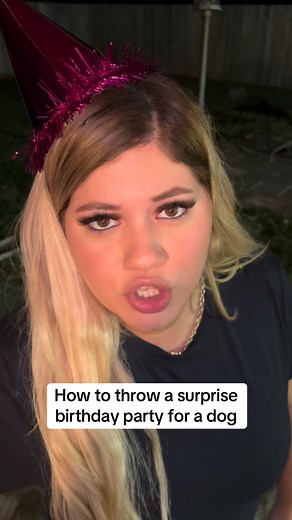 58K views · 3.8K reactions | How to throw a surprise birthday party for a dog! Happy birthday to my nephew | Samantha | Facebook