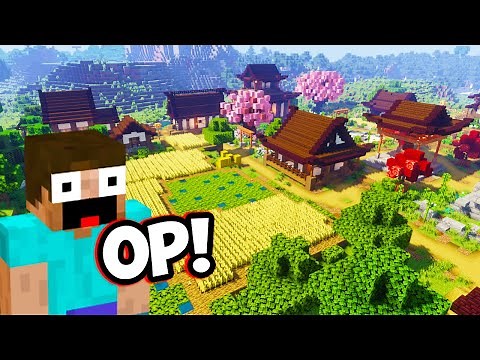 I Found The ULTIMATE JAPANESE VILLAGE In Minecraft!