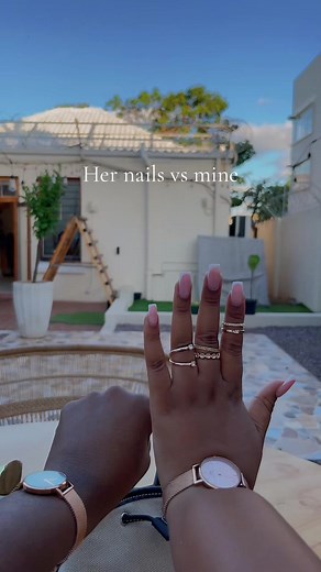 Her Nails vs Mine: Cute Nail Inspiration Comparison