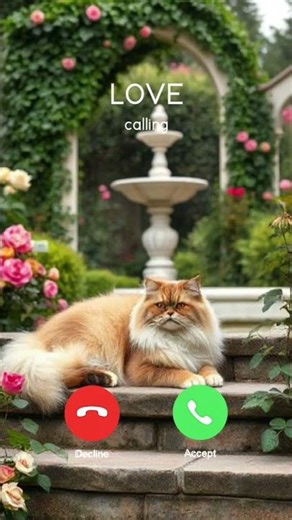 "Cat in Love… and on the Phone! 😍📲🐾"