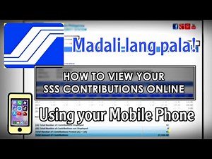 Easy Steps To Check Your SSS Contribution And Loan Using Your Mobile Phone || Tutorial ||Team Decena