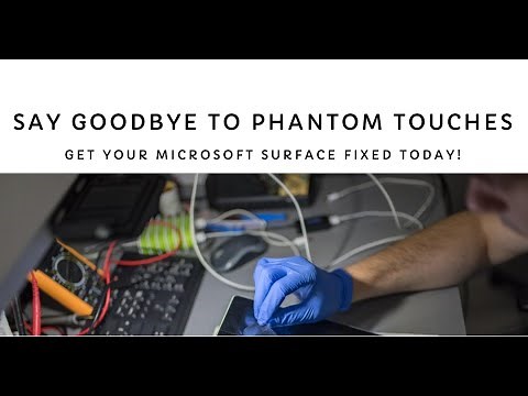 Fix Surface 3 4 5 (or other tablet) phantom ghost touch issue with simple trick