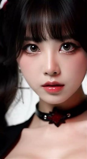 Kira-kira rebel mood with red-black drip 💥 #kstyle #fashiontok #altgirl 😍✨