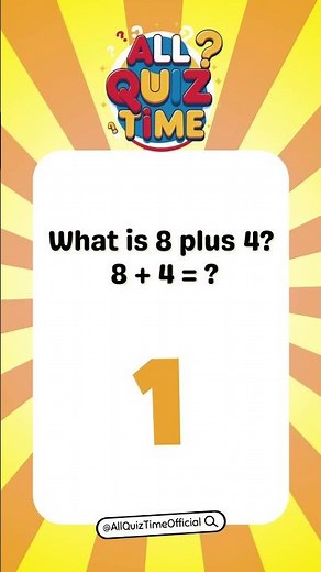Easy Math Quiz for Kids