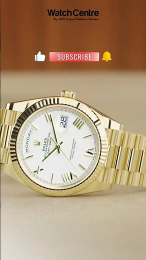 Rolex Day Date 40 Golden Watch Unboxing & Review | Watch Centre