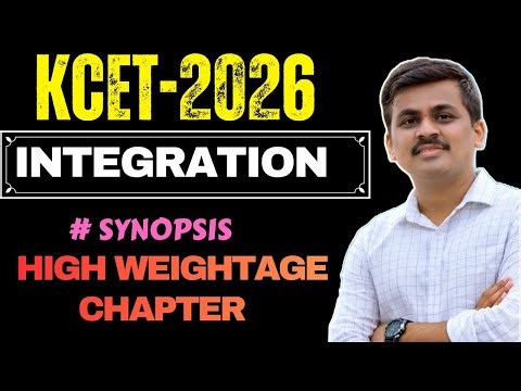 KCET 2026 || INTEGRATION KCET 2026 IMPORTANT QUESTIONS|| INTEGRALS KCET MCQS PART 2