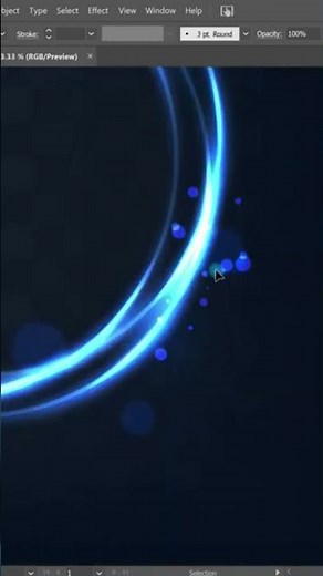 Adobe illustrator tutorial. Glowing circle with transparency background #illustratortutorial