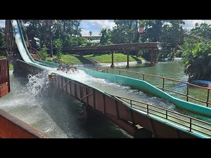 One last ride on log flume and trick or treating at Busch gardens tampa